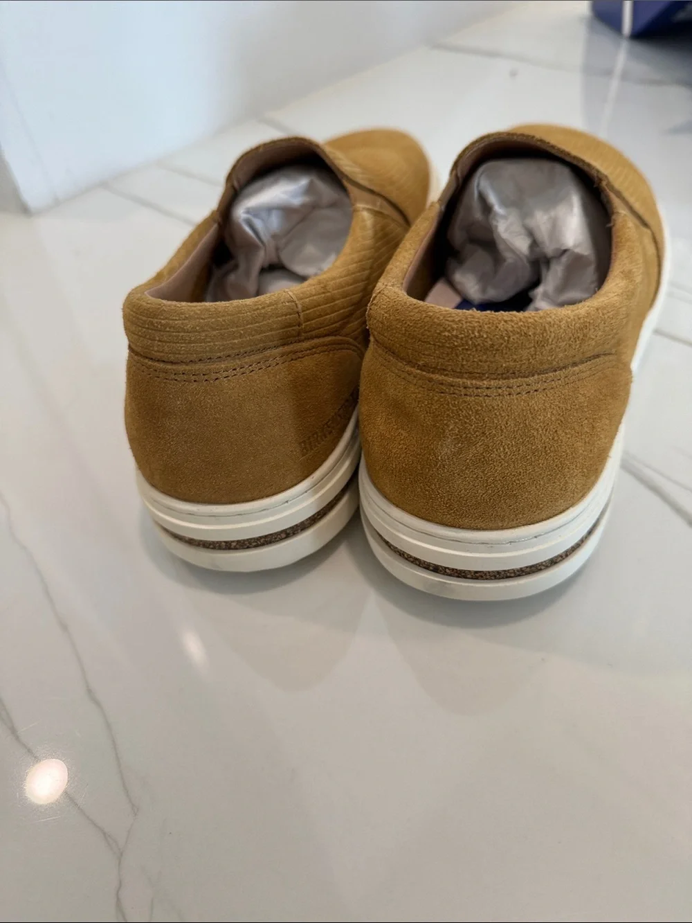 Birkenstock Men's Slip-On Loafer in Mustard